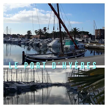 Port D'hyeres Vue Et Iles De Porquerolles Et Port-cros Apartman