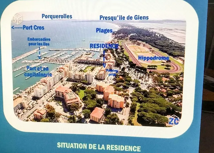 Apartman Port D'hyeres Vue Et Iles De Porquerolles Et Port-cros