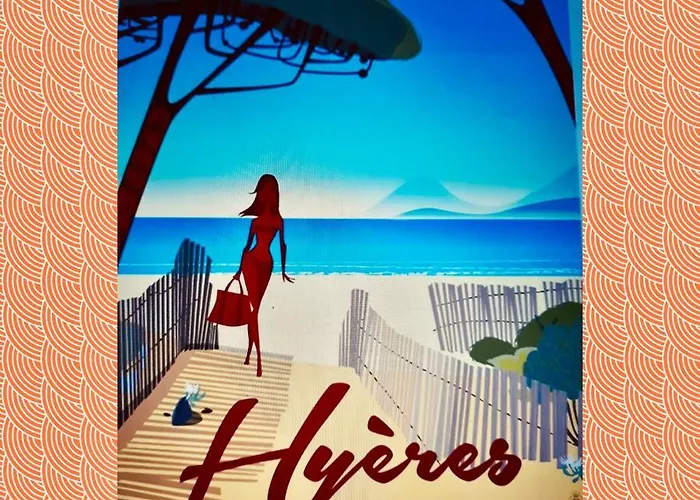 Port D'hyeres Vue Et Iles De Porquerolles Et Port-cros * Hyères