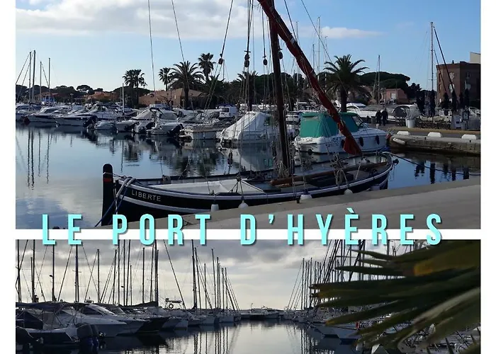 Port D'hyeres Vue Et Iles De Porquerolles Et Port-cros Apartman